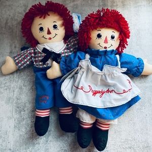 NWT Raggedy Ann and Andy Dolls